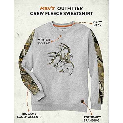 Legendary Whitetails Men's Outfitter Crew Fleece Sweatshirt