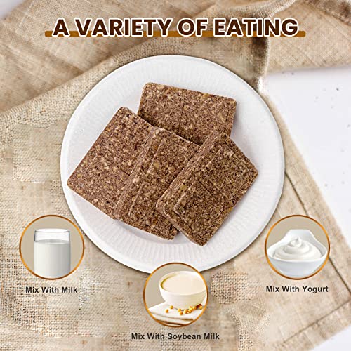 Emergency Food Ration Bars, Chocolate Flavor Survival Tabs Supply for Outdoor Camping Emergency Snowstorm Earthquake Disas...