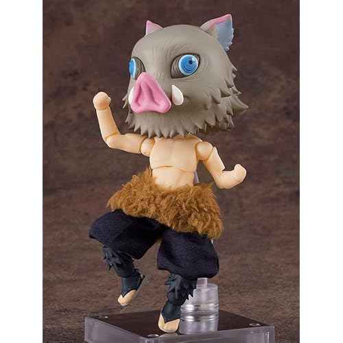 Good Smile Demon Slayer: Kimetsu no Yaiba: Inosuke Hashibira Nendoroid Doll Action Figure, Multicolor