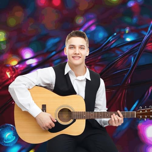 Many Colored Lights Backdrop Background for Photography High Density Polyester Fabric Background Banner Seamless Photo Boo...