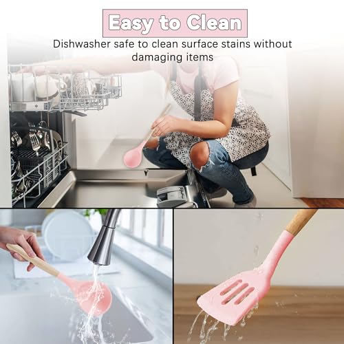 Camkinger Camping Accessories Kitchen Cooking Utensils Set - Portable Outdoor Camp Cookware Set, Silicone Camper Essential...