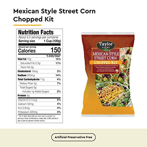 Taylor Farms Mexican Style Street Corn Chopped Salad Kit 11.62oz
