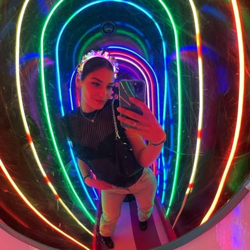 1PCS Light Up Headbands LED Flash Glowing Hair Band Laser Hair Hoop Tiara Luminous Headbands Party Costume Hair Accessorie...