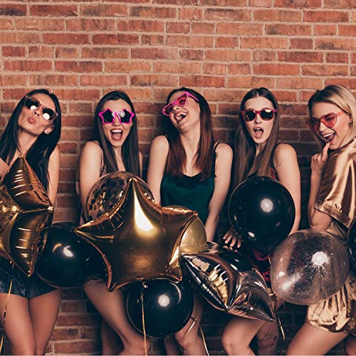 KBZVNAF Black Balloons Latex Party Balloons - 50 Pack 12 inch Helium Matte Black Balloons for Wedding Graduation Baby Show...