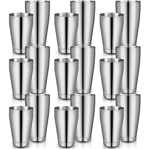 Dandat Cocktail Shaker, Professional Boston Cocktail Shaker Set, Stainless Steel Martini Drink Shakers Bartending, 18 Oz &...