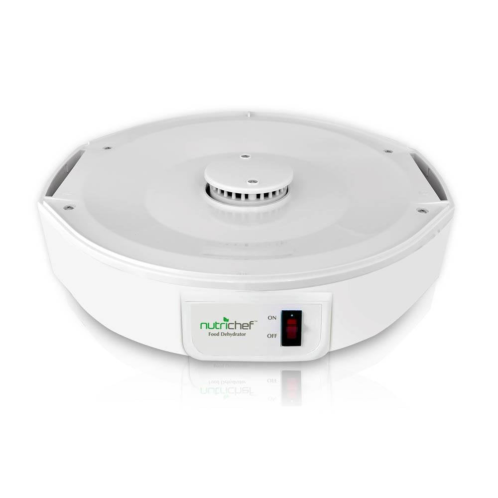Nutrichef Electric Countertop Food Dehydrator - Multi-Tier High-Heat Circulation Professional Food Preserver, Fruit, Vegetable D