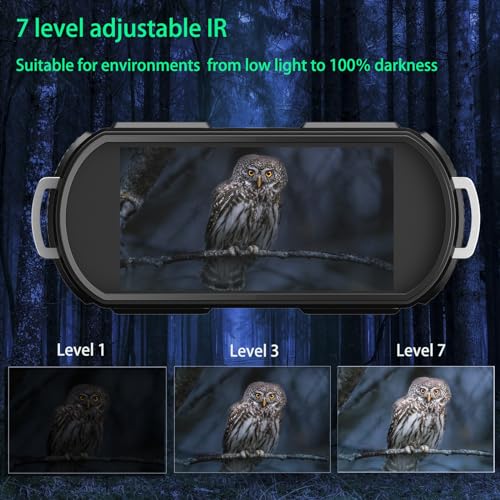 Night Vision Goggles - Night Vision Binoculars for Adults, Gifts for Men Him Husband Dad with 8X Zoom, 4000mAh Rechargeabl...