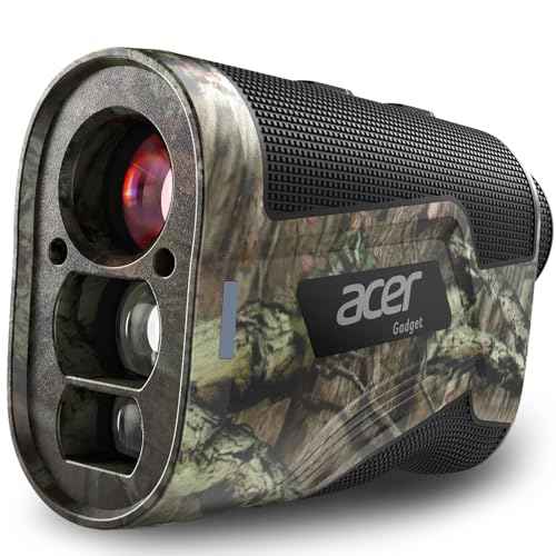 Acer Hunting Range Finder with Slope - 800/1200 Yards Range Finder for Hunting, 6X Magnification, Waterproof Archery Rangefinder for Deer, Rechargeable Battery with Magnet Stripe