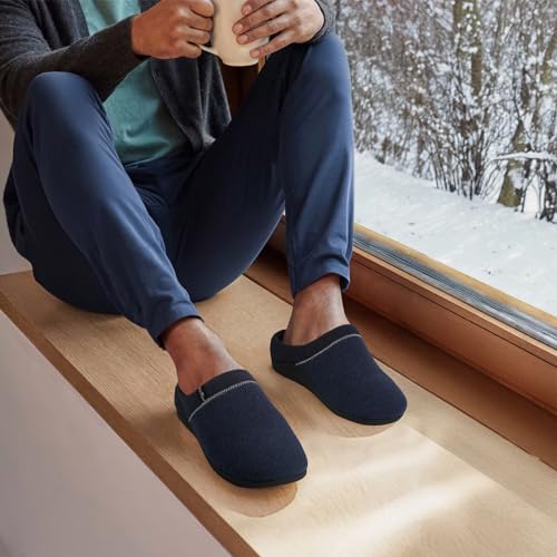 ERGOfoot Orthotic Slippers with Arch Support, Ideal for Plantar Fasciitis, Flat Feet, Heel Pain Relief, Slip on Clog Indoo...