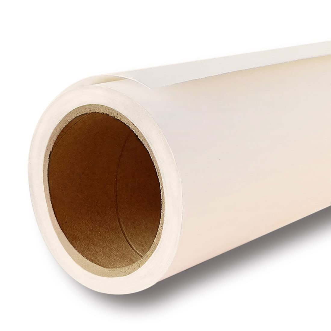 Yizhily Seamless Photogrphy Background Paper, Paper Backdrop Roll For Photoshoot, 82  X16 , Ivorine