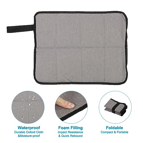 PATIKIL Outdoor Sitting Mat Waterproof Oxford Cloth Seat Cushion Folding Foam Mini Camping Seat for Picnic, Camping, Hiking