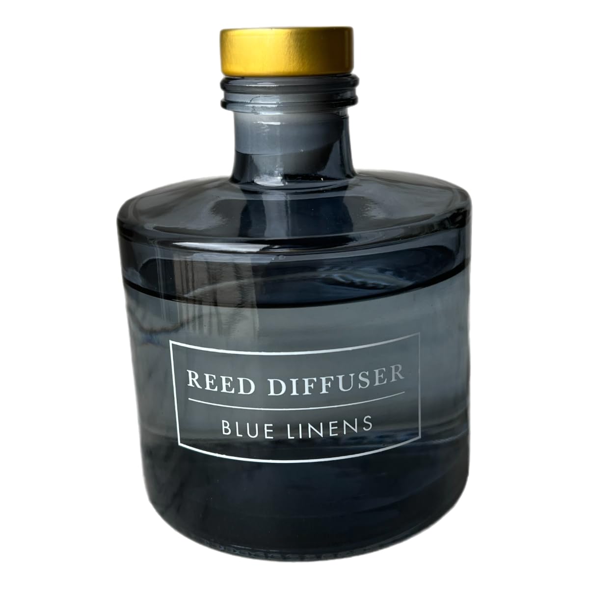 Bellevue Diffuser, 6 fl oz Glass Filled Diffuser, Highly Concentrated Fragrances with Essential Oils, Home Fragrance, Scent:Blue LINENS
