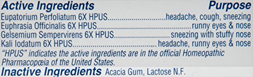 Hyland's Baby Tiny Cold Tablets, Natural Relief of Runny Nose, Congestion, and Occasional Sleeplessness Due to Colds, 125 Quick-Dissolving Tablets (Pack of 2)