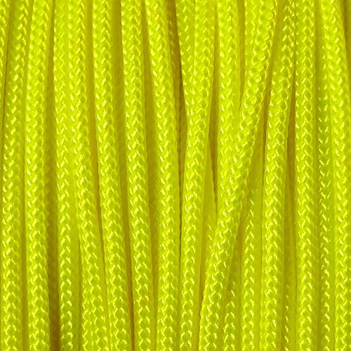 Yellow Sleeved Spectra Survival Kevlar Paracord 50ft 325lbs Breaking Strength
