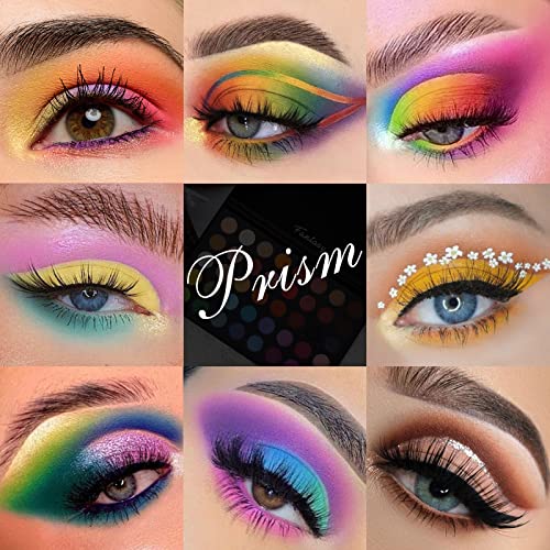 Highly Pigmented Eye Makeup Palette, Matte Shimmer Metallic Eyeshadow Pallet Long Lasting Blendable Natural Colors Make Up...