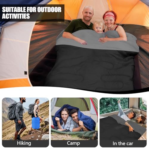 Camping Sleeping Bags for Adults Kids Waterproof Lightweight Sleeping Bag for Cold Weather or Warm Backpacking Hiking Moun...