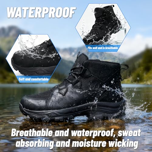 Men's Hiking Boots – Durable and Comfortable Men's Climbing Boots for Rugged Outdoor Adventures, Perfect for Hiking, and C...