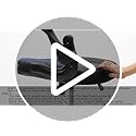 Sweetcrispy Computer Gaming Desk Chair - Ergonomic PU Leather with Comfy Lumbar Support, Height Adjustable Rolling Desk wi...
