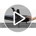 Sweetcrispy Computer Gaming Desk Chair - Ergonomic PU Leather with Comfy Lumbar Support, Height Adjustable Rolling Desk wi...