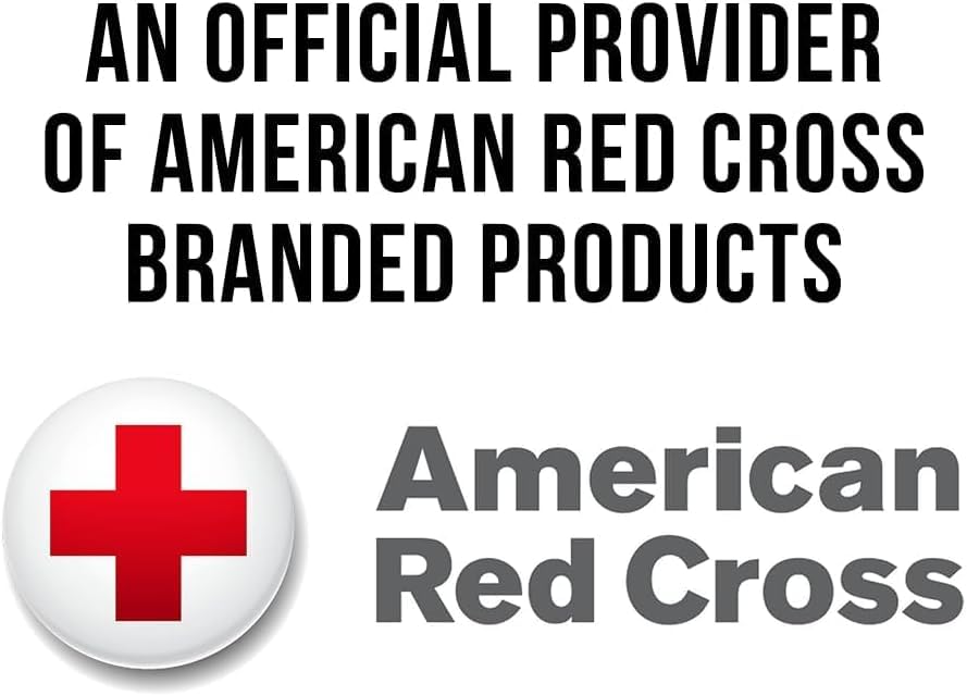 American Red Cross Officially Licensed Product, Personal First Aid Kit, 43 Piece Emergency Medical Supplies to Clean and T...