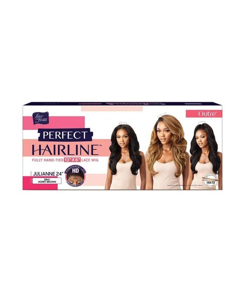 Outre Perfect Hair Line Synthetic 13x6 Faux Scalp Lace Front Wig - JULIANNE 24 (DR4/GDNHNBL)