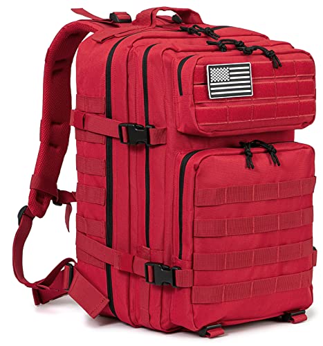 QT&QY 45L Tactical backpack & Tactical Toiletry Bag