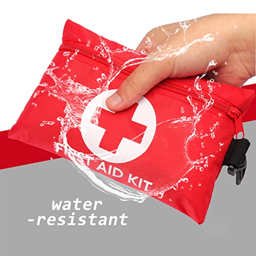 Galaxylense 128 Pcs First Aid Kits Small for Survival Emergency Trauma Military Tactical Medical School Office Home Travel...
