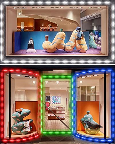Pomelotree LED Storefront Lights for Business Waterproof Decorative Light for Advertising Letter Signs 4 Set 5050 SMD Wind...