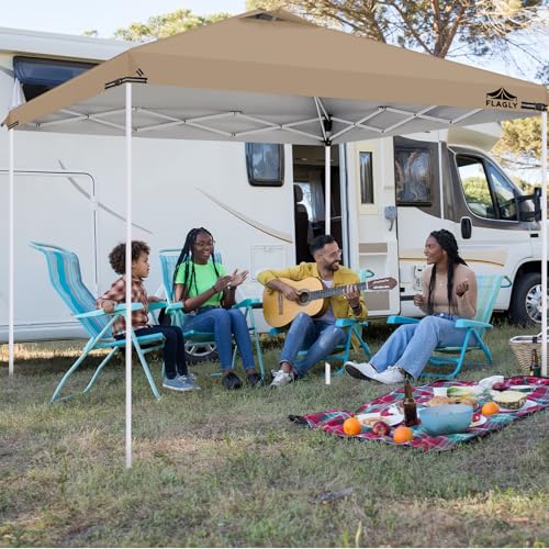 10x10ft Replacement Canopy Top with Air Vent, Waterproof & UV Protection Canopy Tent Top Cover for Straight Leg Canopy Fra...