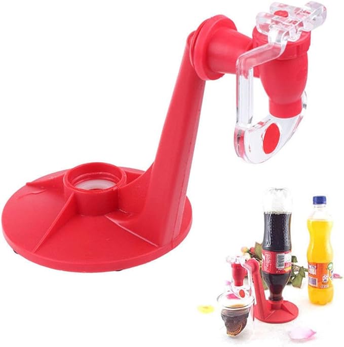 Soda Dispenser, Drinking Fountain JTLB 23 x 10 x 9 Portable Switch Drinker Hand Pressure Water Bottle Inverted Water Drink...