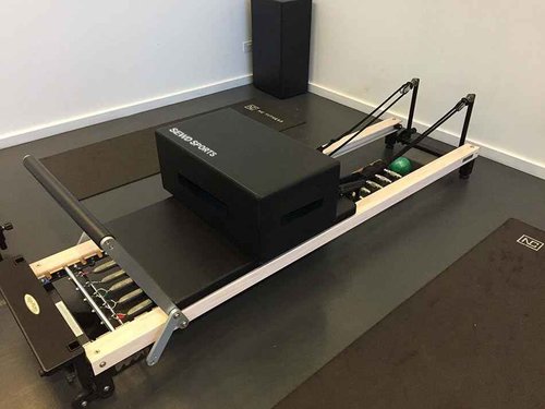 Pilates Sitting Box for Pilates Reformer by SEWD - Pilates Equipment for Home Gym and Professional Studio Use, Pilates Reformer Accessory for Pilates Exercises