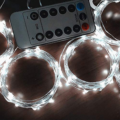 Honche Led Curtain String Lights with Remote for Bedroom Wedding Party Festive Season Propose Marriage Window Christmas De...