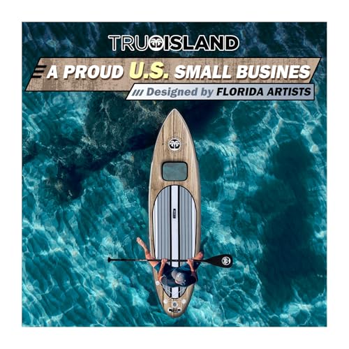 TRUISLAND Inflatable Paddle Board, Stand Up Paddle Board with Backpack, Non-Slip Thickened Deckpad, Waterproof Phone Case,...
