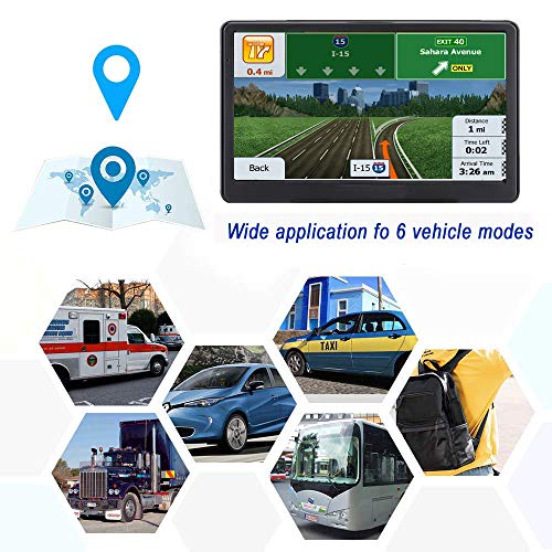 GPS Navigator for Car Truck RV, 7-inch High-Definition Touch Screen，2025 Maps (Free Lifetime Updates), Support Voice Turn ...