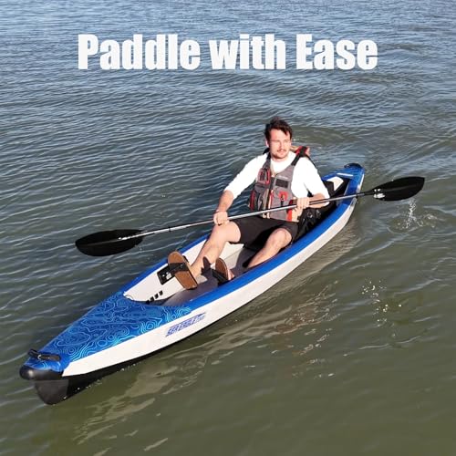 Sea Eagle RazorLite Inflatable Kayak - Lightweight, Drop Stitch, High Speed Touring Kayak - Solo or Tandem - Tall Back Sea...