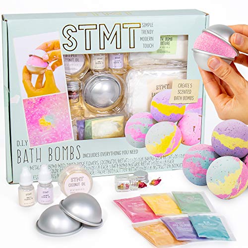 STMT D.I.Y. Bath Bomb Kit, STMT Kits for Girls, Bath Bomb Mold, Spa Kit for Kids, Bath Crumbles, Ages - 6+, 1 Count (Pack ...
