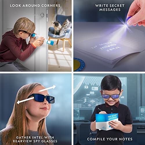 NATIONAL GEOGRAPHIC Spy Science Kit - Kids Spy Activity Set, Complete 10 Secret Missions with Gadgets for Kids and Gear, D...