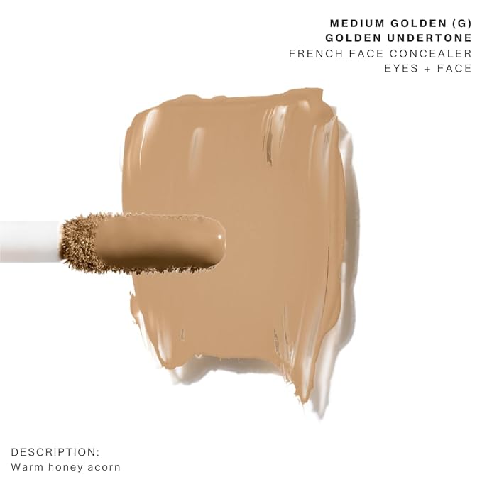 Maxine's Revenge FRENCH FACE CONCEALER | Hydrating & Blurring for Eyes + Face (Medium Golden)