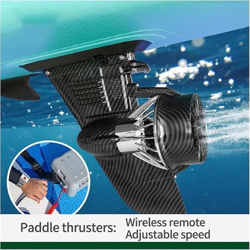 SICWEDIM Electric Fin, Stand Up Paddle Board Motor Surf Board, Electric Motor Propeller, with Brushless Motor, Equipped wi...