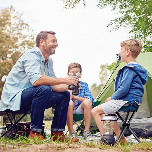 Travel Folding Camping Stool, Use Height 14.6" and Maximum Weight 300 lbs Outdoor Portable Tripod Seat Fishing Chair Seat ...