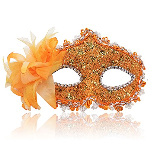 Masquerade Mask for Women Venetian Masks Christmas Women Flower Half-face Masks Eye mask Cosplay Lace mask