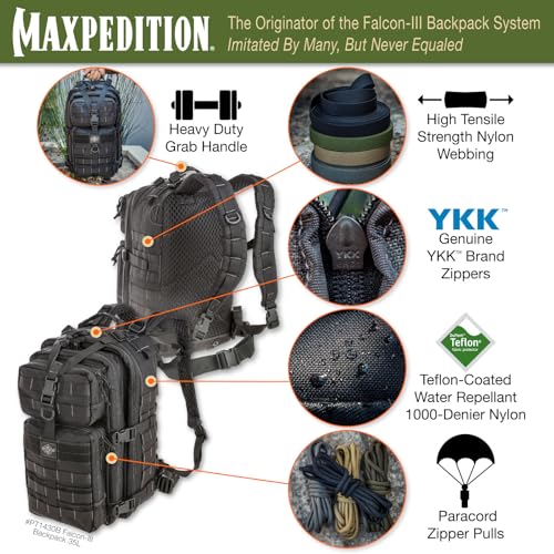 MaxpeditionFalcon-III™ Backpack (Black)