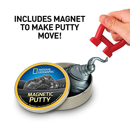 NATIONAL GEOGRAPHIC Mega Slime Kit & Putty Lab - 4 Types of Slime Plus 4 Types of Putty Including Magnetic, Slime Kit for ...