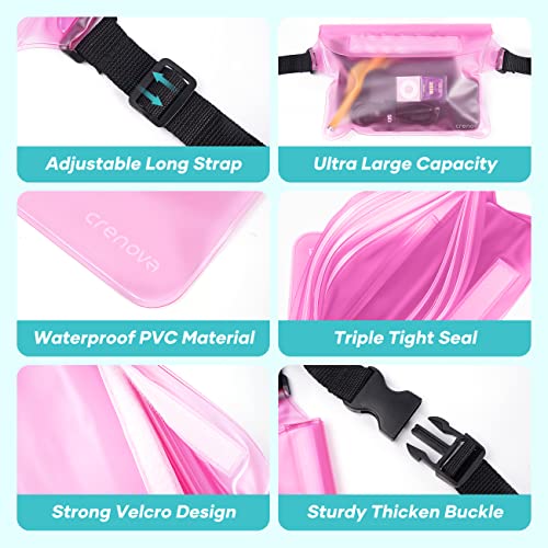 Waterproof Fanny Packs for Women, Sandproof Dry Bag for Beach, Water proof Pouch for Phone Passport Purse, Floating Waterp...