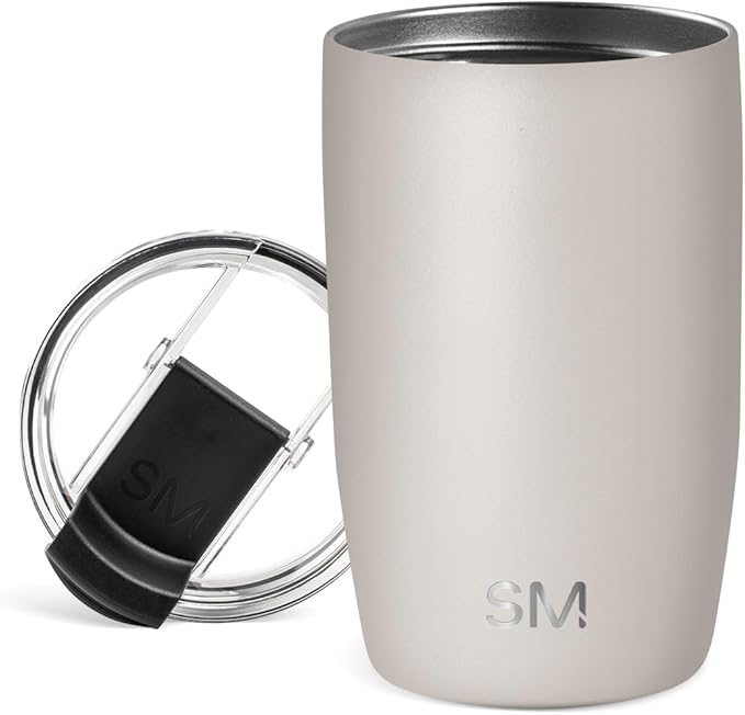 Simple Modern Travel Coffee Mug Tumbler with Flip Lid | Reusable Insulated Stainless Steel Cold Brew Iced Coffee Cup Therm...