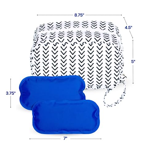 Jomaco Breastmilk Cooler Bag with Ice Pack - Insulated Breast Milk Cooler Travel Bag - Small Breastmilk Storage Bag Cooler...