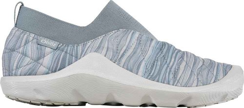 Oboz Unisex Whakata Puffy Low Print Boot, Strata Slate (Women's 13 / Men's 11)