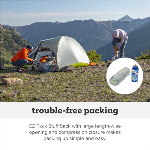 Big Agnes Tiger Wall UL - Ultralight Backpacking Tent, 3-Season Semi-Freestanding Side-Entry Shelter for Camping & Backpac...