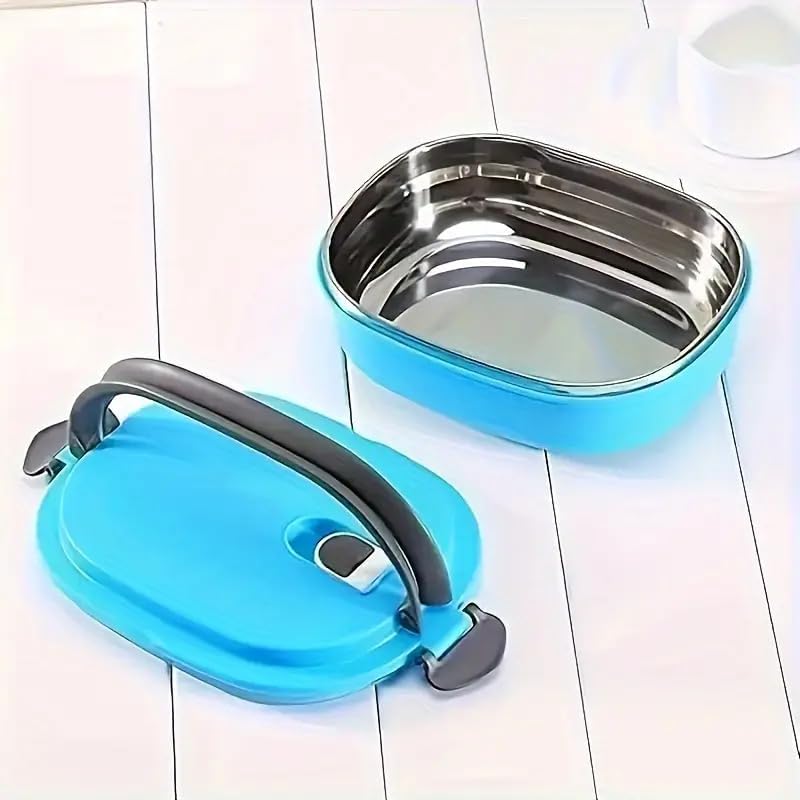 Lunch Box - Stainless Steel Thermal Meal Container with Lid, Leakproof Food Storage, Portable Bento Boxes for Office, Camp...