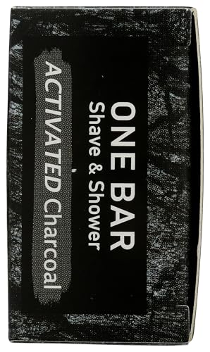 One Bar Shave & Shower Detox Activated Charcoal One With Nature 3.5 oz Bar Soap